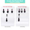 Acrylic Nail Polish Wall-Mounted Rack (Fits up to 32 Bottles)