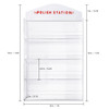 Acrylic Nail Polish Wall-Mounted Rack (Fits up to 32 Bottles)