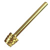 Professional 3/32" Tapered Barrel Backfill Gold Carbide Bit - Extra Coarse Grit