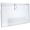 Clear Acrylic Wall Mount Business License Holder Display