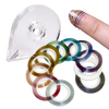 Nail Art Glitter Sticker Strip Tape (Assorted 10 Color Set)