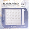25 Jar Display Tray with Foam Jar Inserts