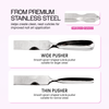Dual End Rounded Stainless Steel Cuticle Pusher