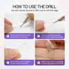 Gold Nail Art Drill 