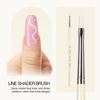 Ginza Liner Shader Nail Art Brush