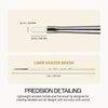 Ginza Liner Shader Nail Art Brush