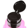 Carriage Shaped 8.5 oz Opaque Push Down Liquid Dispenser Bottle