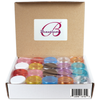 5G/5ML (0.18 oz) Plastic Cosmetic Sample Jars with Multi-Color Lids