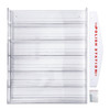 Clear Acrylic Nail Polish Wall-Mounted Rack (Fits up to 120 Bottles)