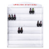 Clear Acrylic Nail Polish Wall-Mounted Rack (Fits up to 120 Bottles)