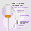 3/32" Smooth Top Large Barrel White Ceramic Bit (XF - 2XC)