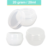 20g/20ml Plastic Cosmetic Sample Jars (Frosted)