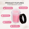 10G/10ML Sifter Clear Jar w/ Windows Lid