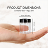 10G/10ML Sifter Clear Jar w/ Windows Lid
