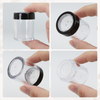 10G/10ML Sifter Clear Jar w/ Windows Lid