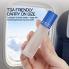 10ML(1/3oz) Glass Roller Bottles with Stainless Steel Ball and Blue Metal Cap