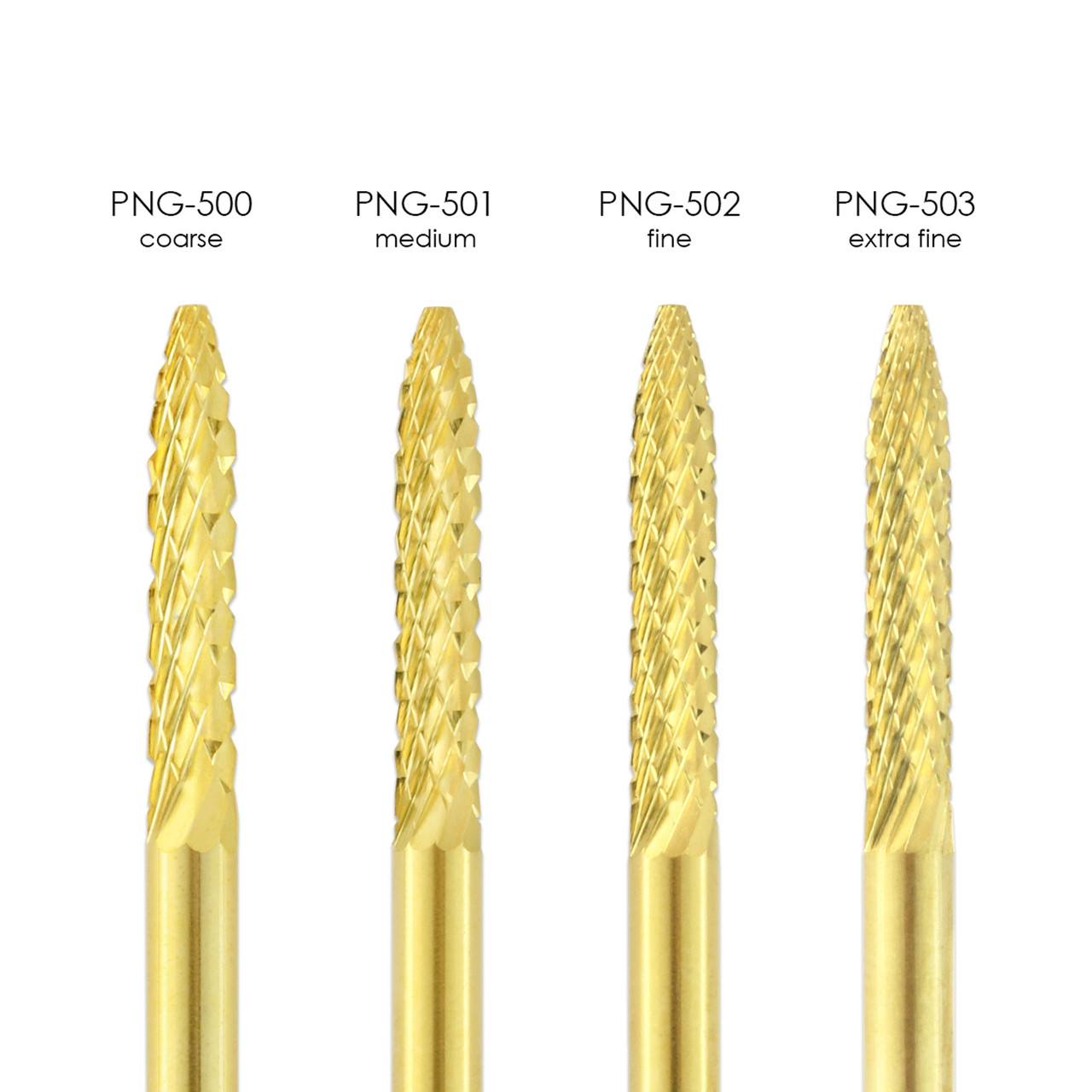 3/32" UNC Regular Tip Gold Carbide Bit (XF - C)