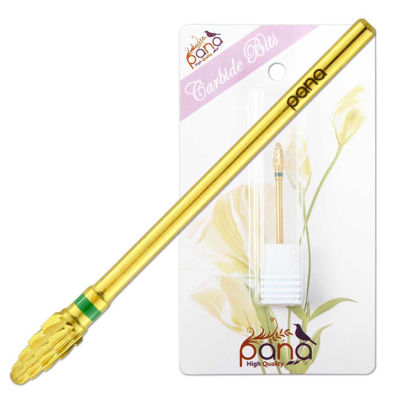 3/32" Mini Cone Gold Carbide Bit (XF - C)