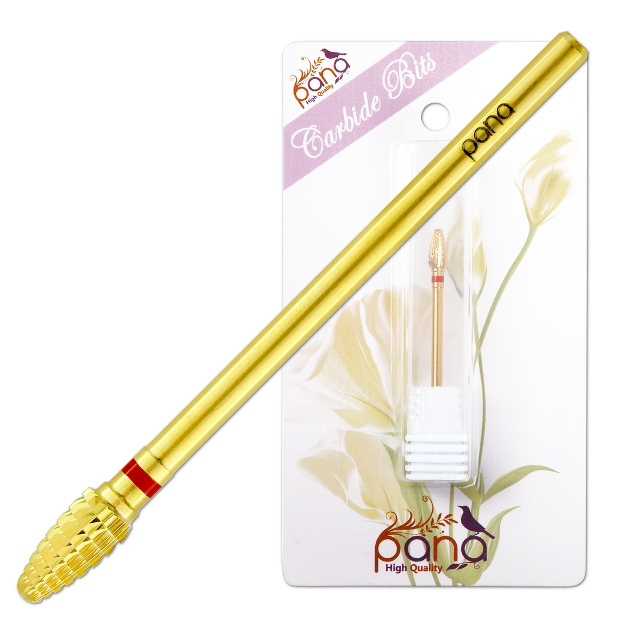 3/32" Mini Cone Gold Carbide Bit (XF - C)