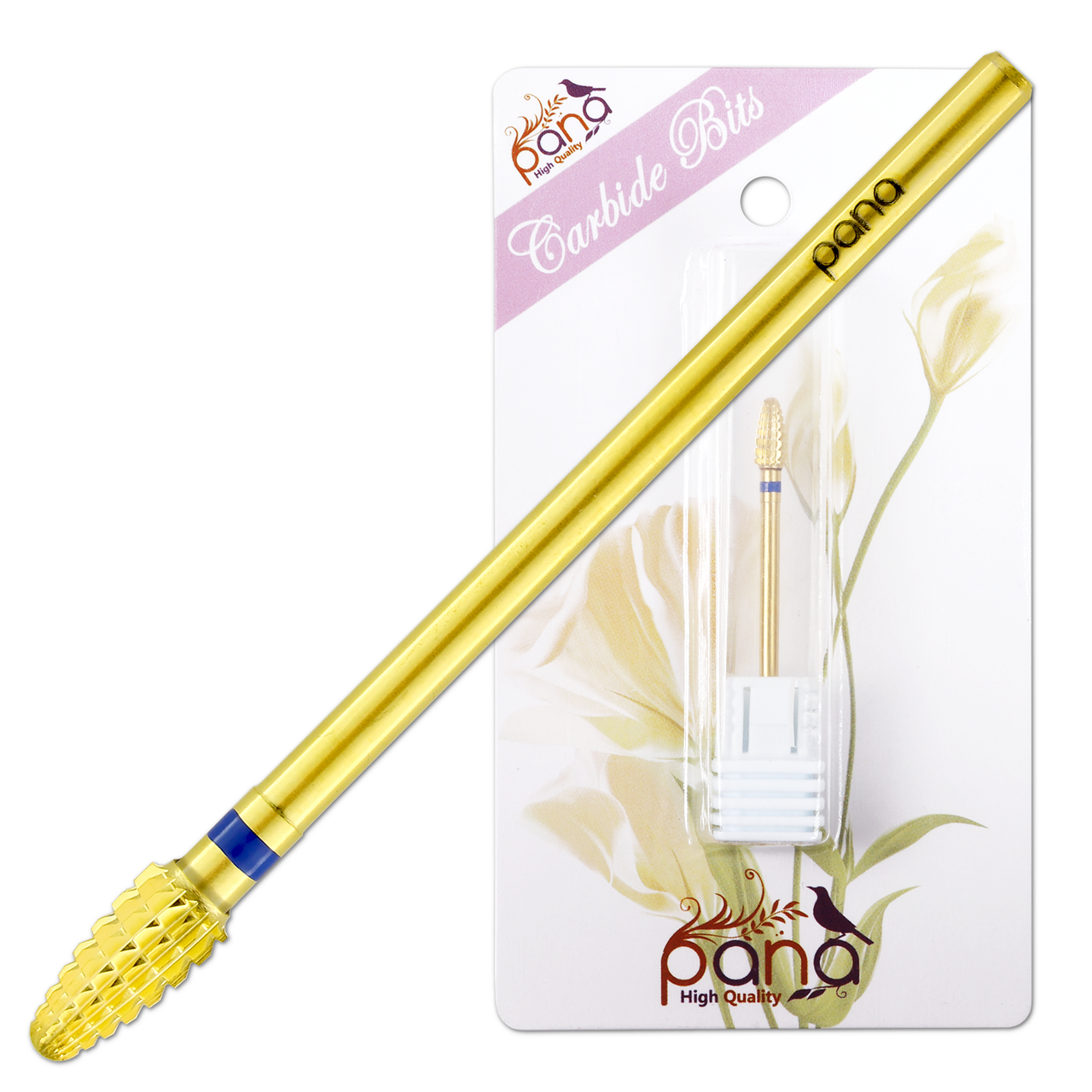 3/32" Mini Cone Gold Carbide Bit (XF - C)