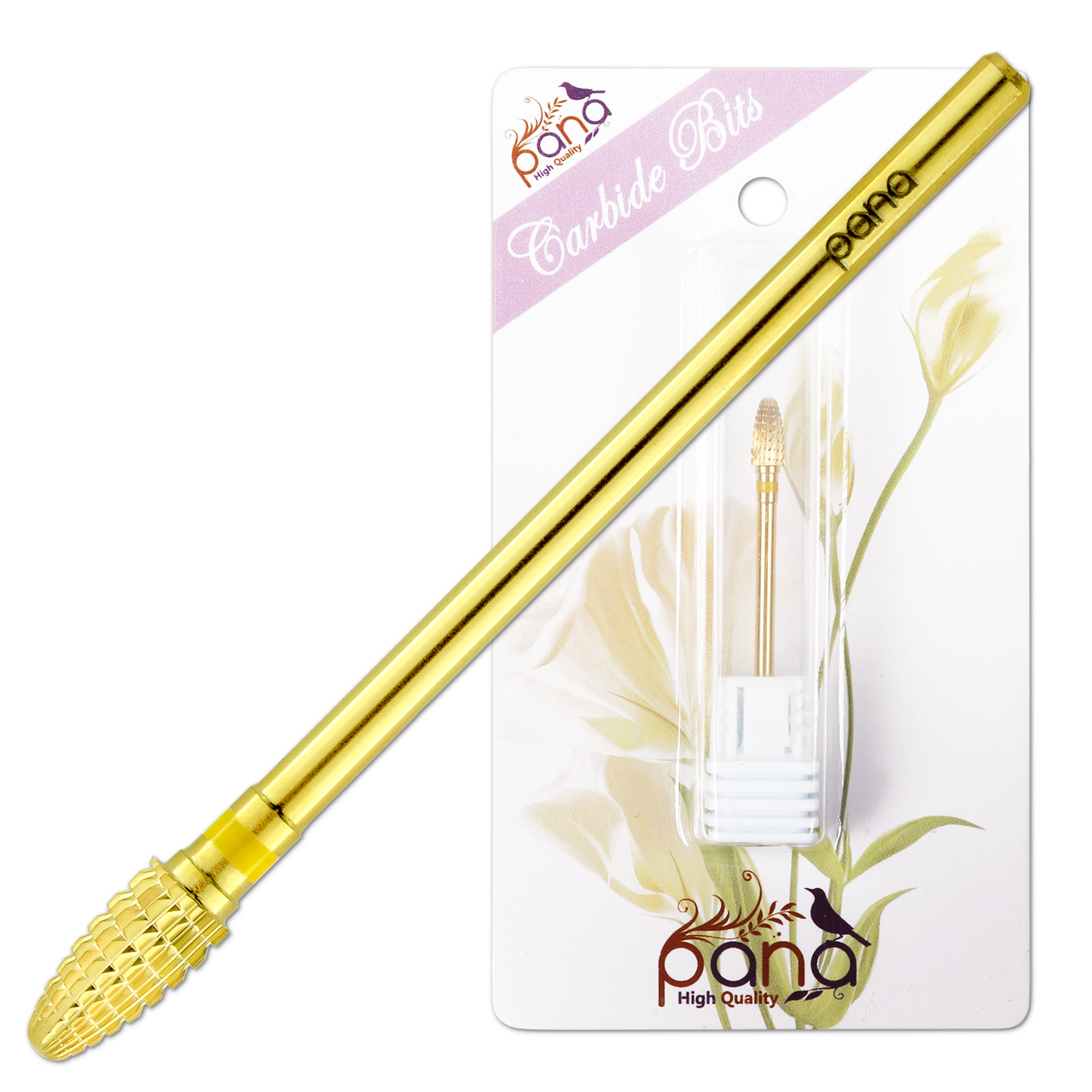 3/32" Mini Cone Gold Carbide Bit (XF - C)