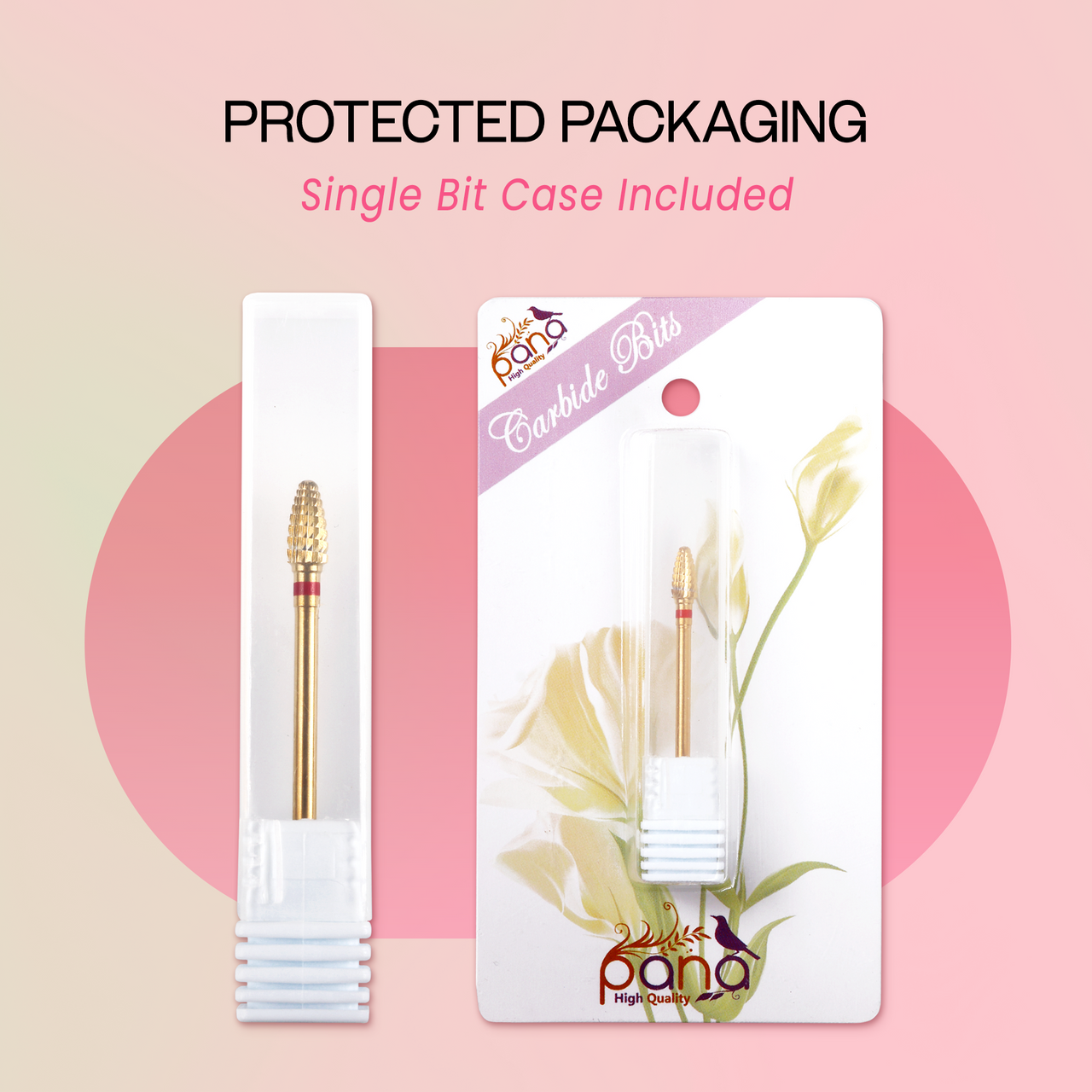 3/32" Mini Cone Gold Carbide Bit (XF - C)