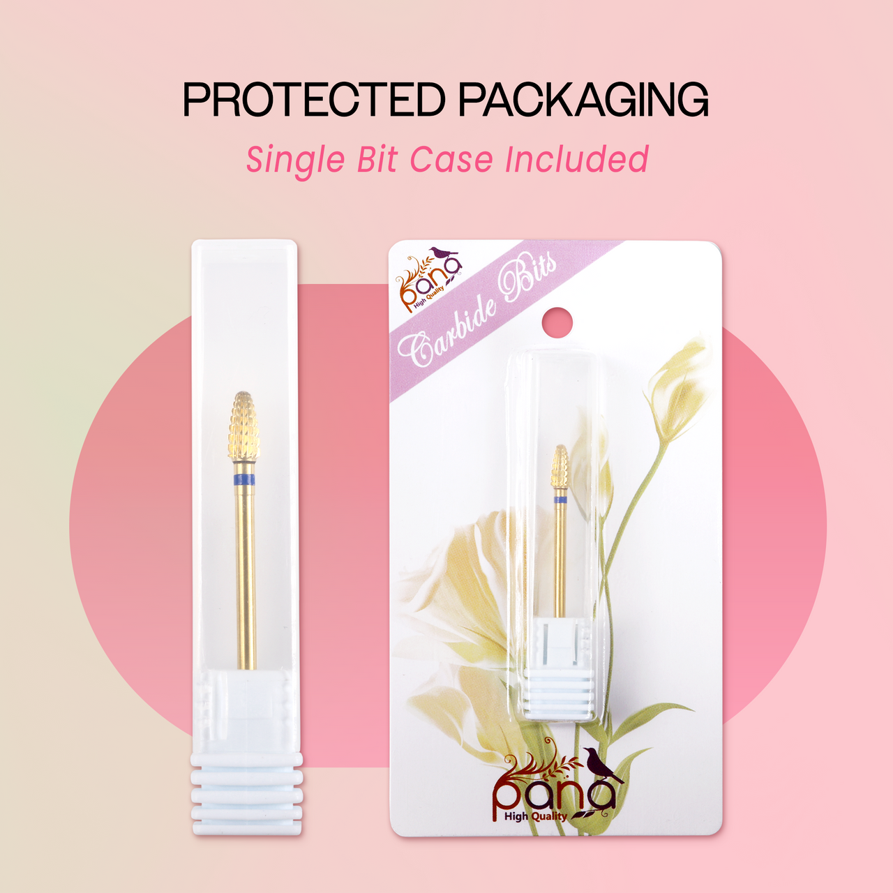 3/32" Mini Cone Gold Carbide Bit (XF - C)