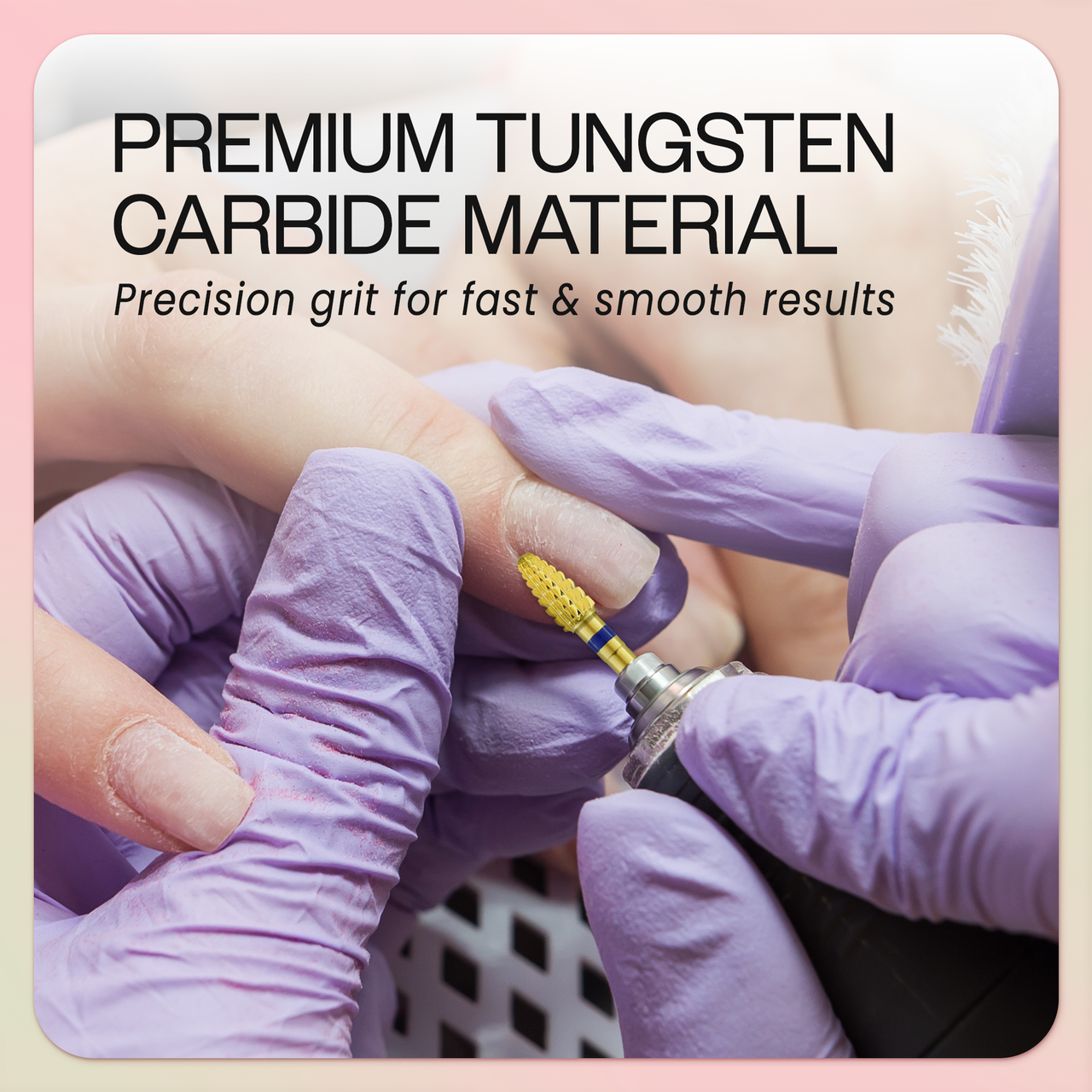 3/32" Mini Cone Gold Carbide Bit (XF - C)