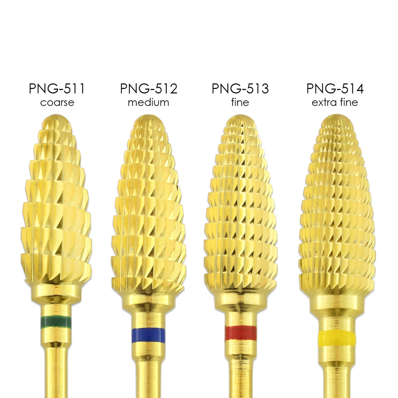 3/32" Large Cone Gold Carbide Bit (XF - C)