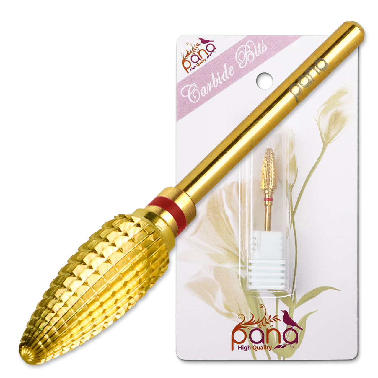 3/32" Large Cone Gold Carbide Bit (XF - C)