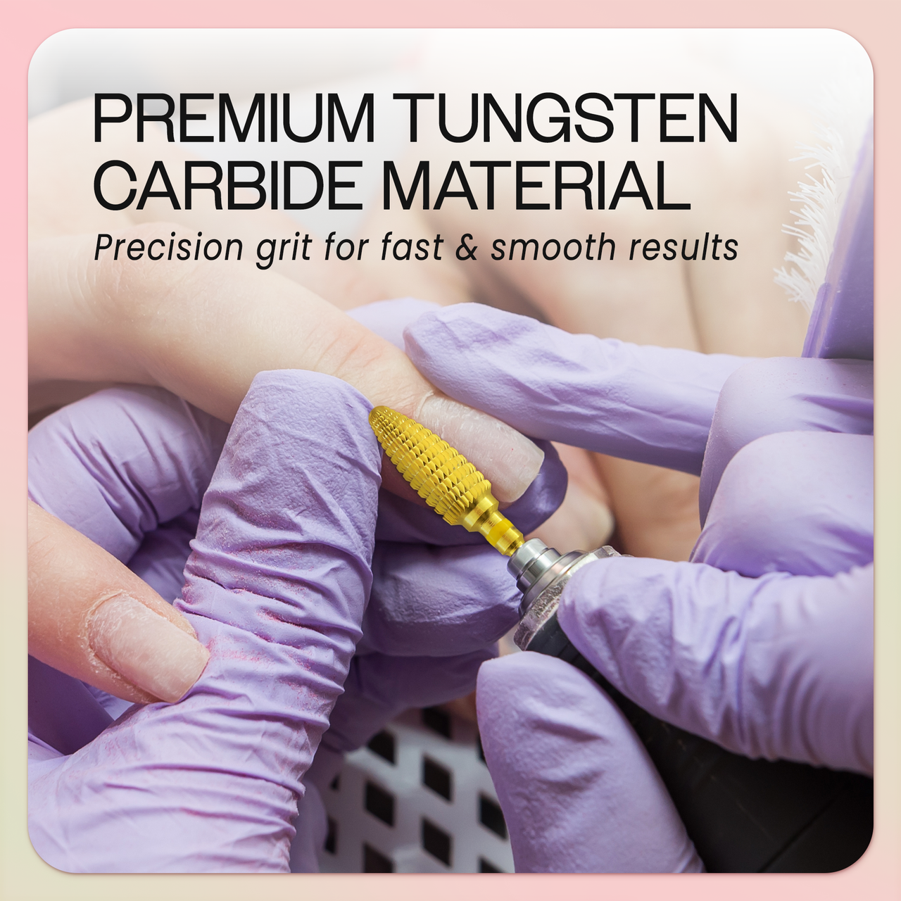 3/32" Large Cone Gold Carbide Bit (XF - C)