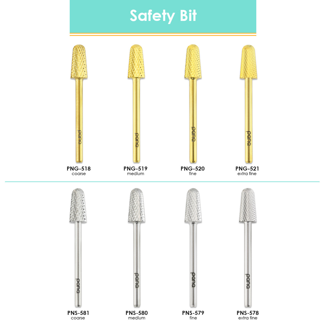 3/32" Safety Silver Carbide Bit (XF - C)