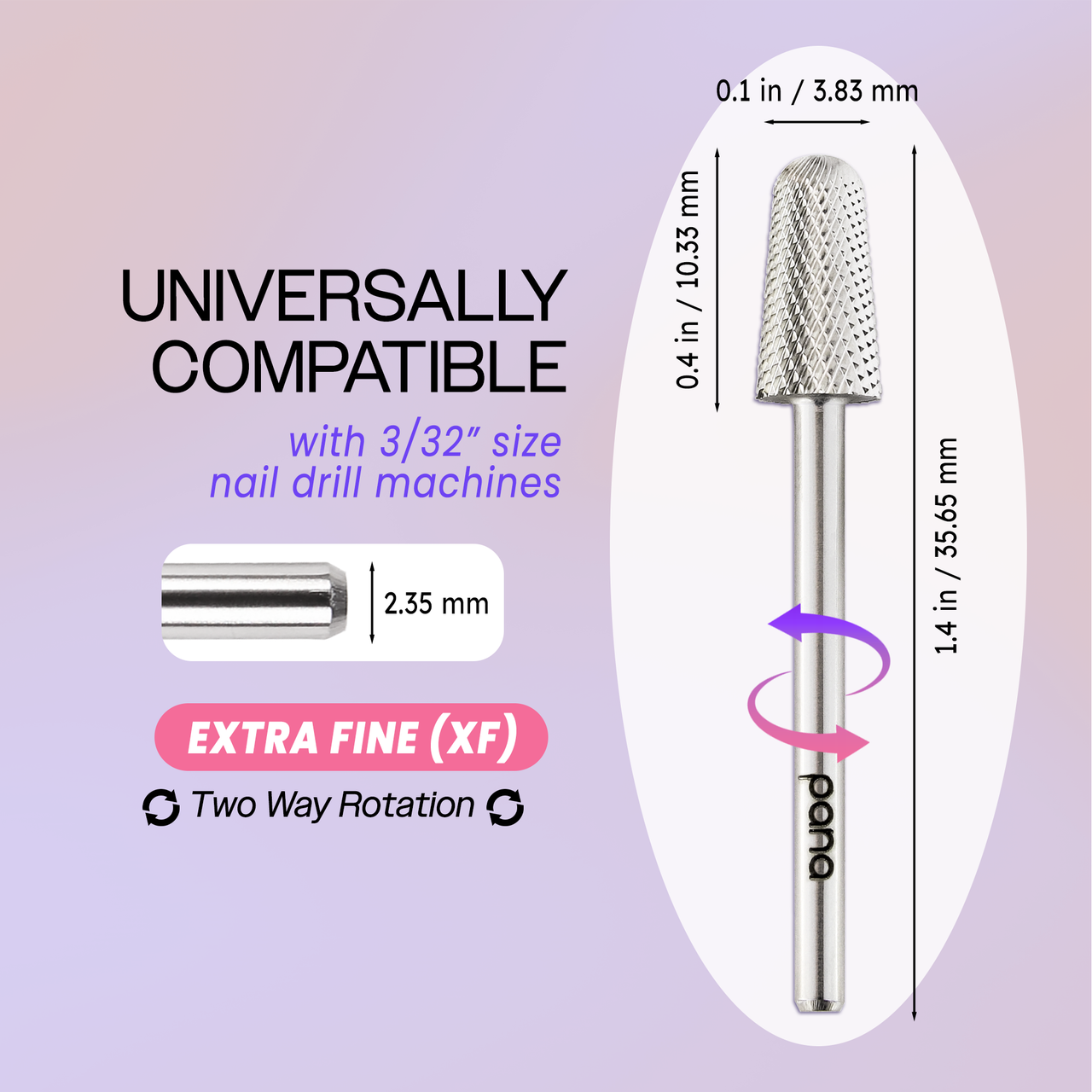 3/32" Safety Silver Carbide Bit (XF - C)