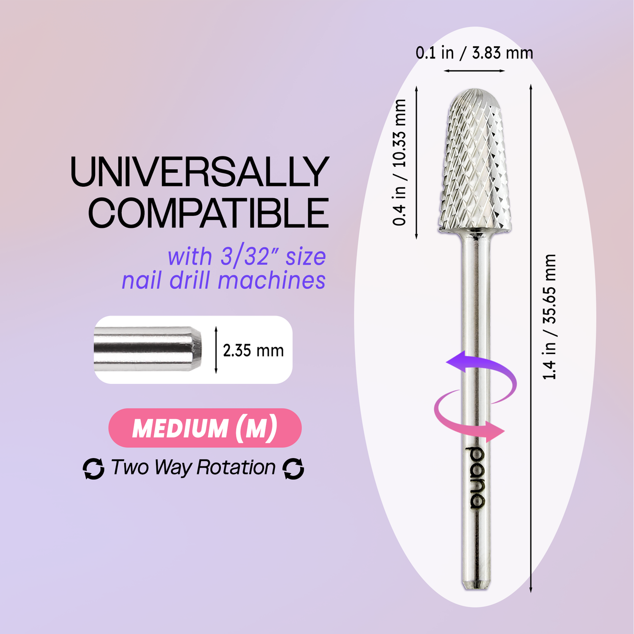 3/32" Safety Silver Carbide Bit (XF - C)