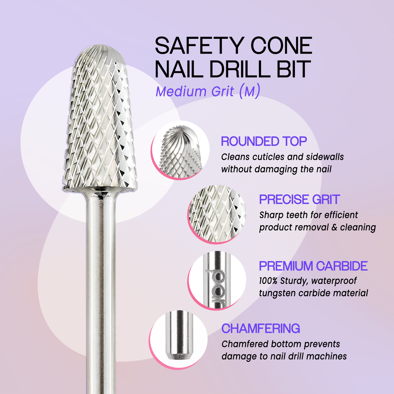 3/32" Safety Silver Carbide Bit (XF - C)