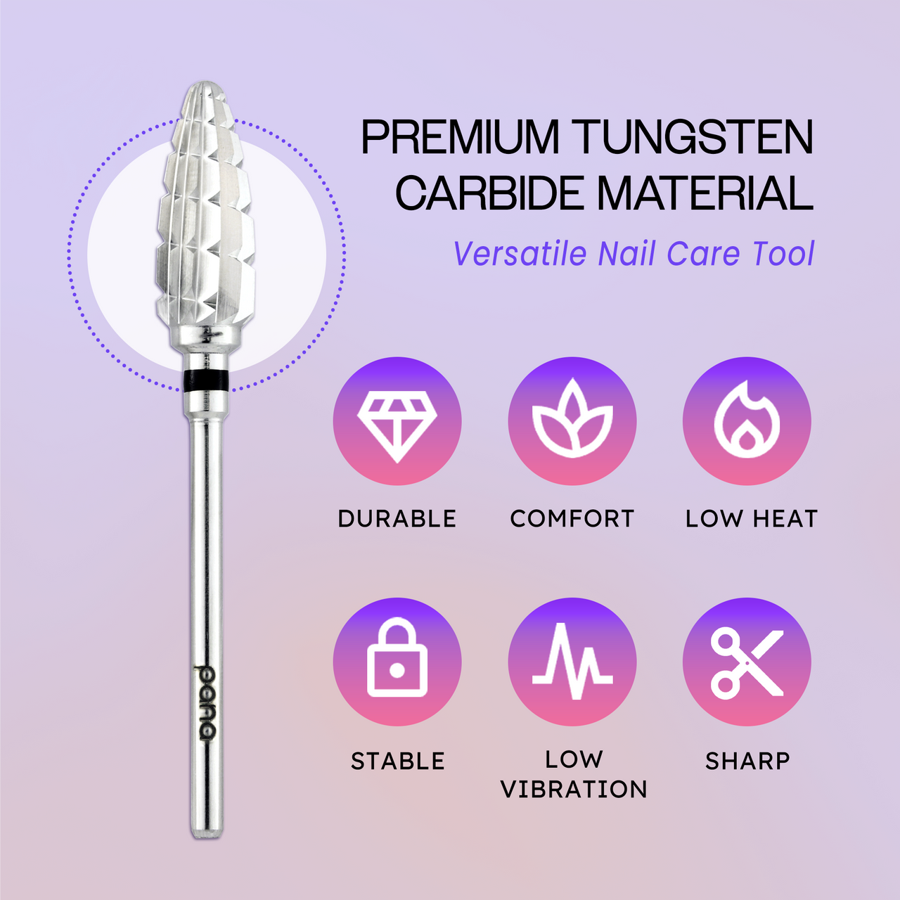 3/32" Large Cone Silver Carbide Bit (XF - XC)