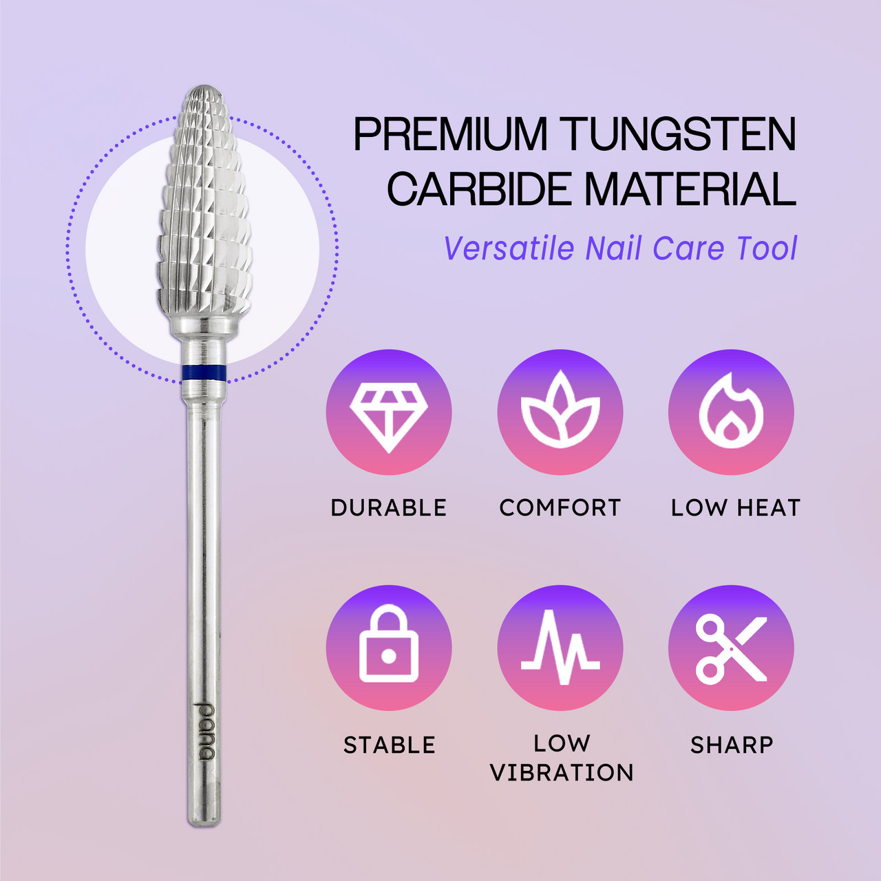 3/32" Large Cone Silver Carbide Bit (XF - XC)