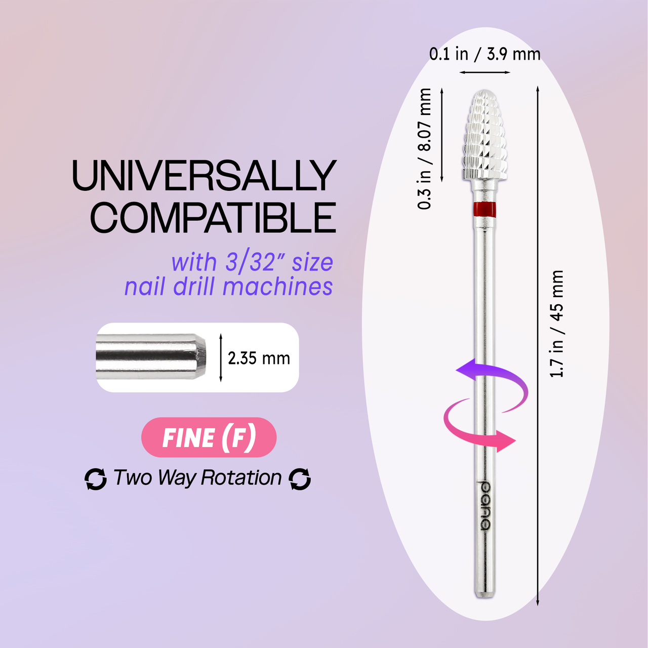 3/32" Mini Cone Silver Carbide Bit (XF - C)