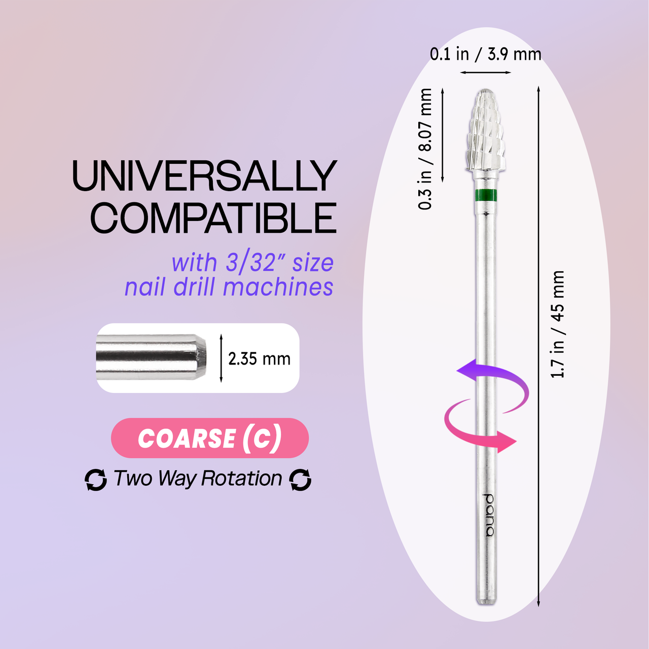 3/32" Mini Cone Silver Carbide Bit (XF - C)