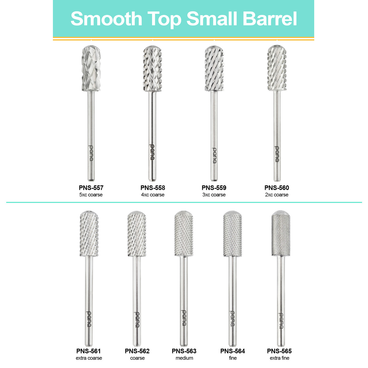 3/32" Smooth Top Small Barrel Silver Carbide Bit (XF - 5XC)