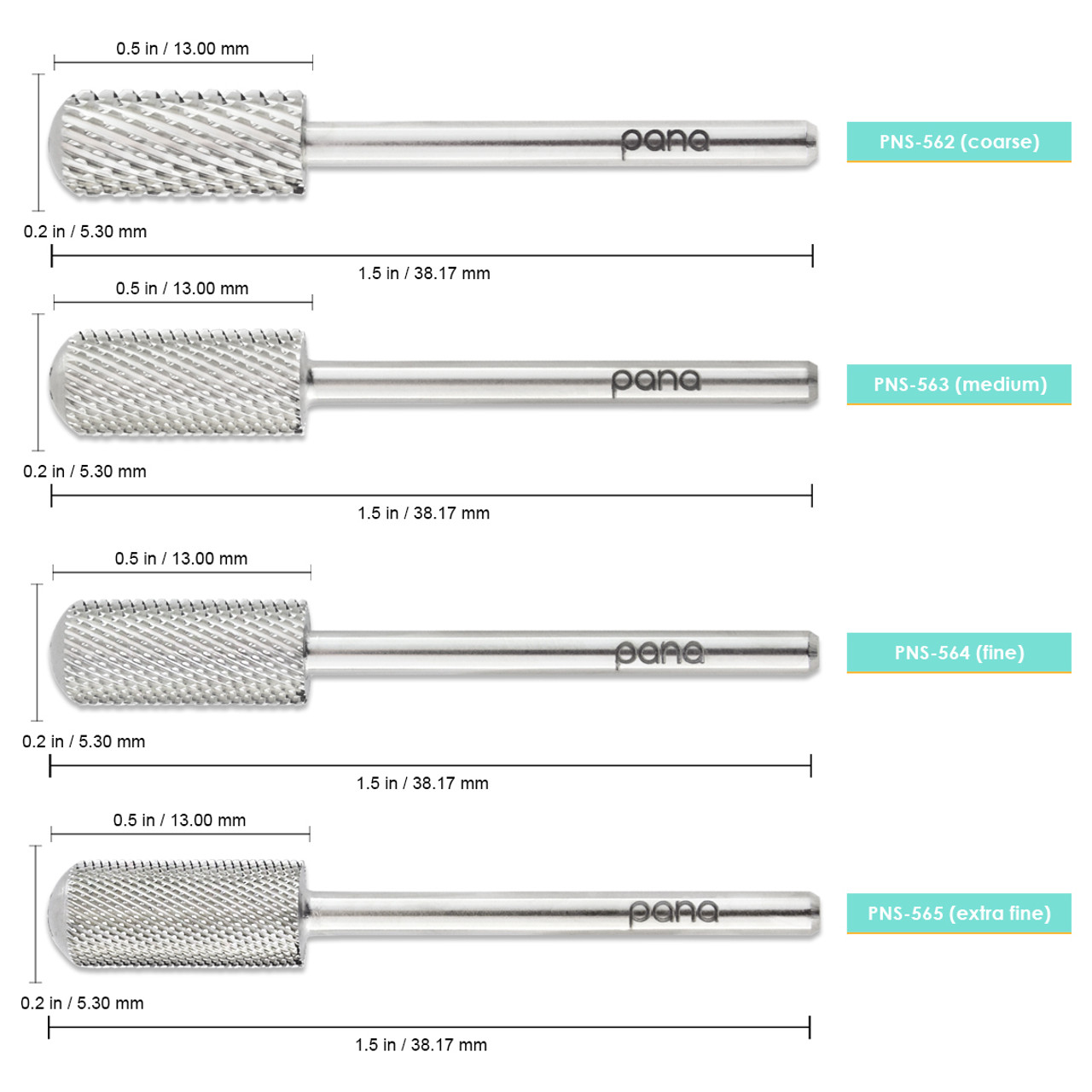 3/32" Smooth Top Small Barrel Silver Carbide Bit (XF - 5XC)