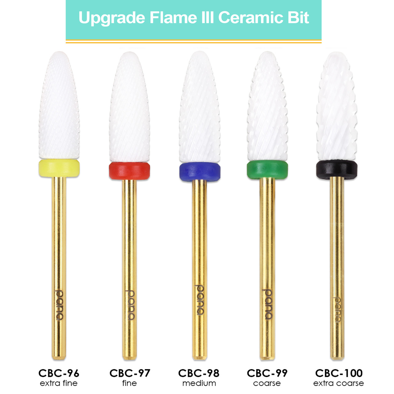 3/32" Upgrade Flame III Gold Ceramic Bit (XF - XC)