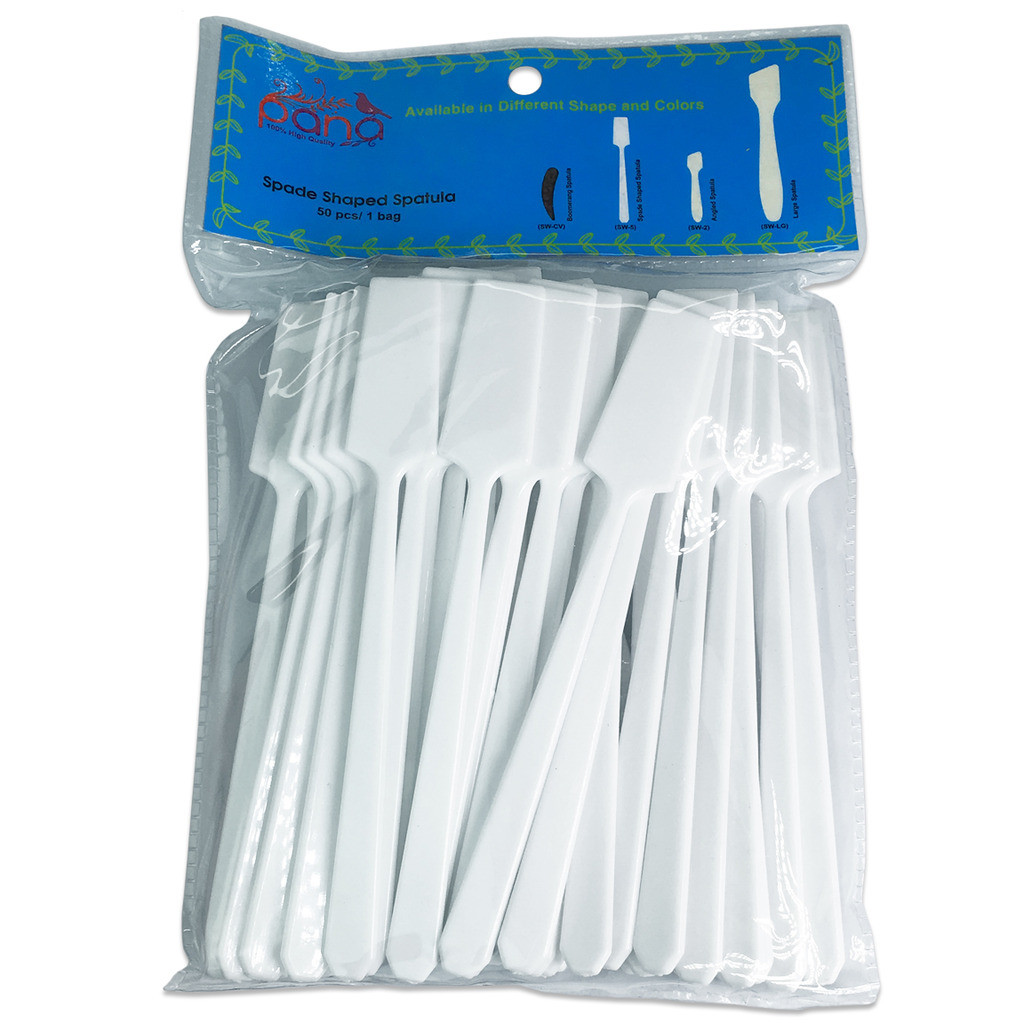 Large Spade Disposable Plastic Spatulas (50ct)