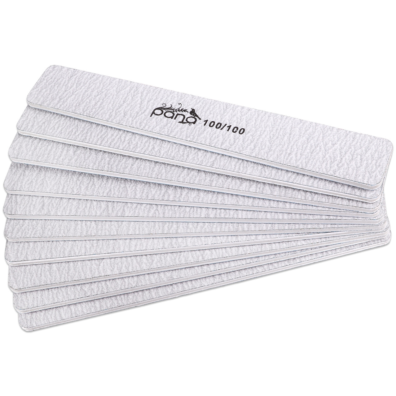 Jumbo Double Sided Emery Board Nail Files - Zebra (Grits: 60/60 to 180/240)