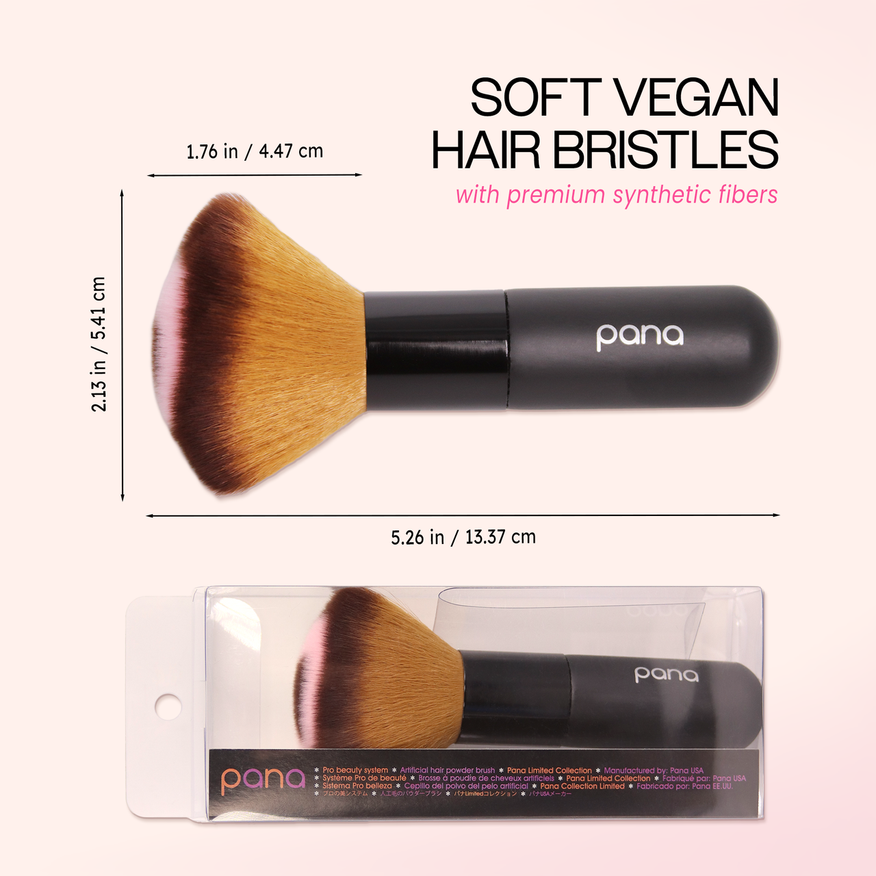 Pana Brand Two-tone Colored Powder Brush (Professional Quality)