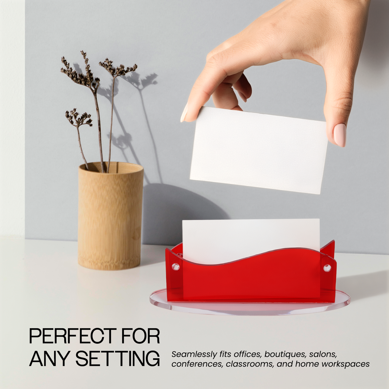 Business Card Holder - Modern Style