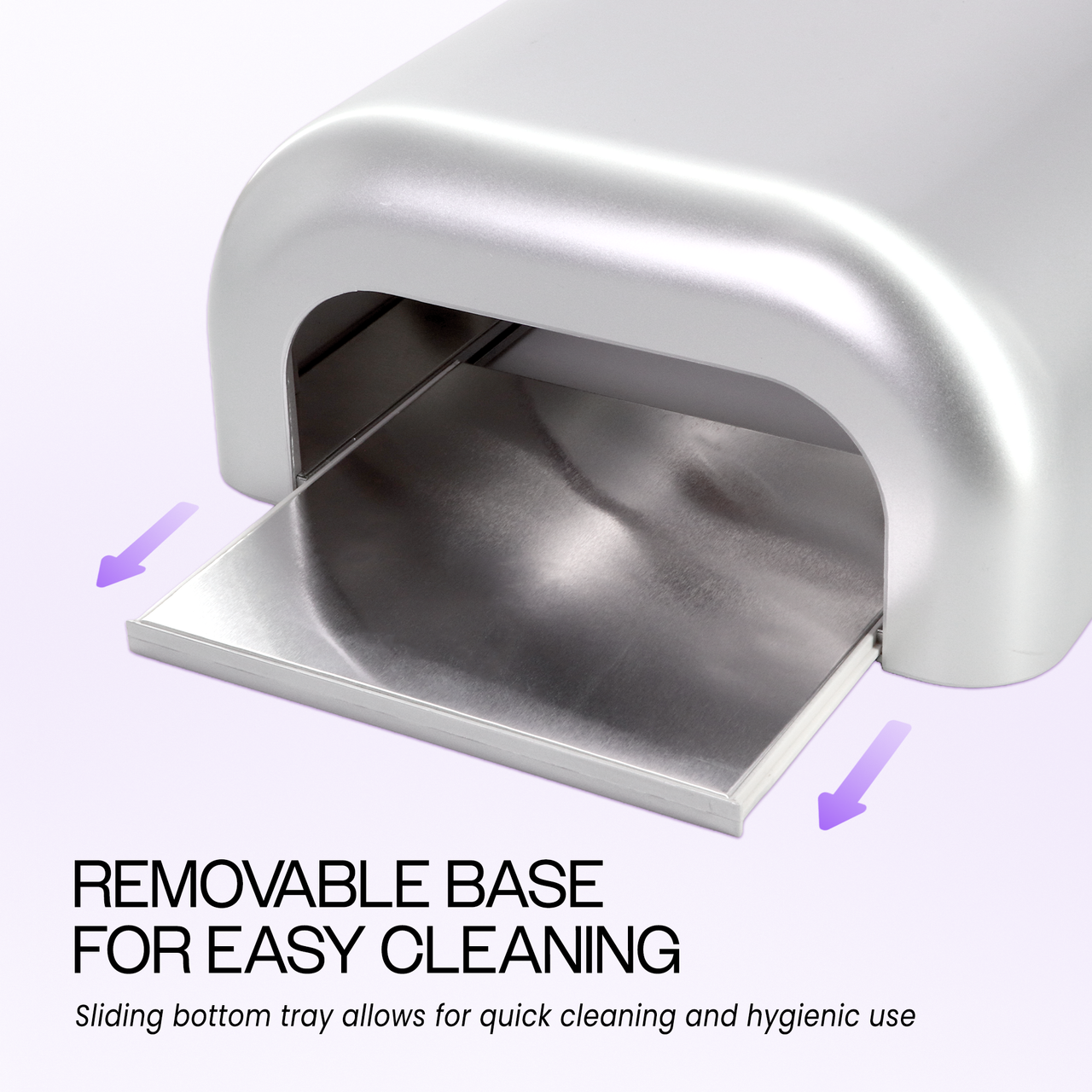 Silver 36W Nail Curing UV Gel Tunnel Lamp Dryer