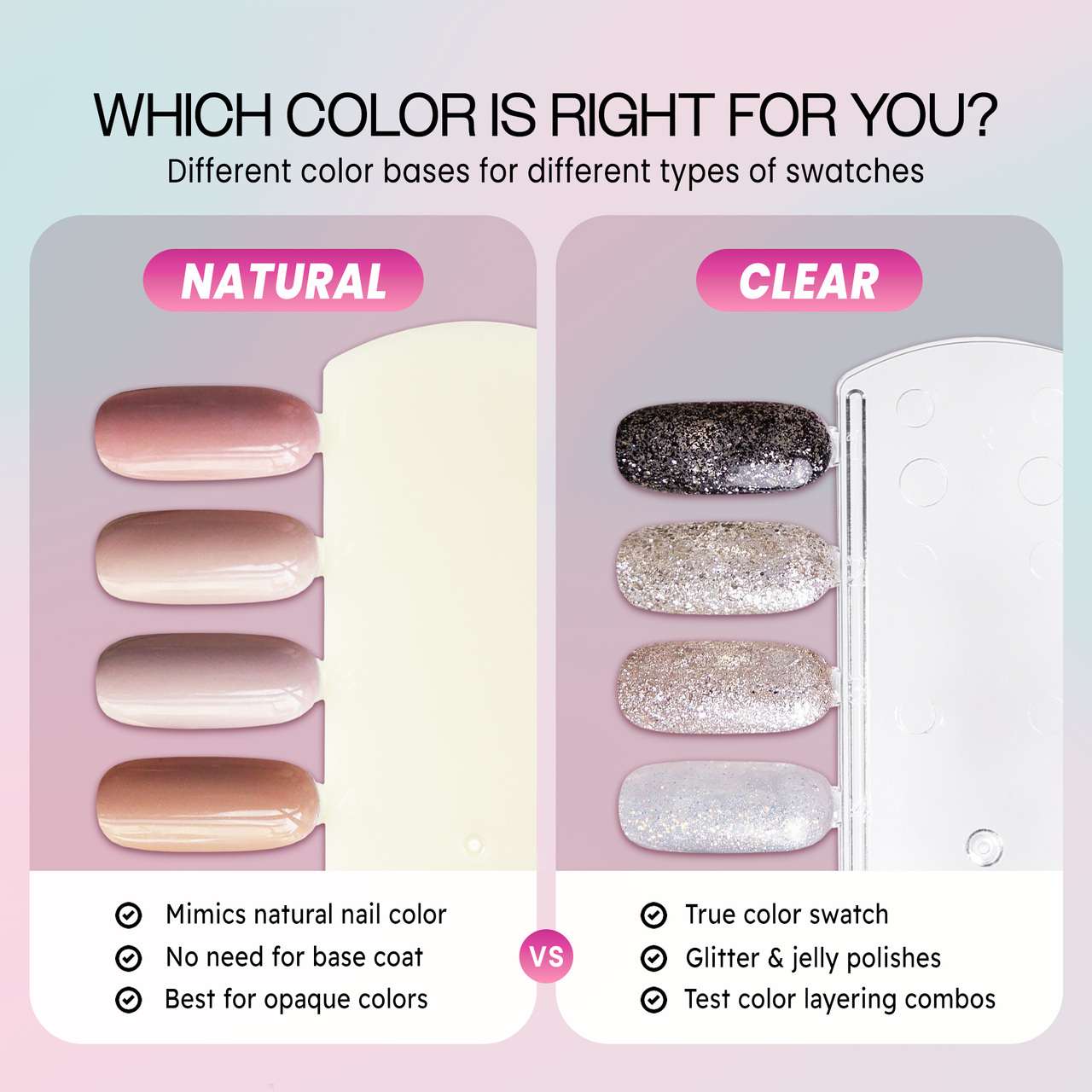 36 Tip Nail Palette Card