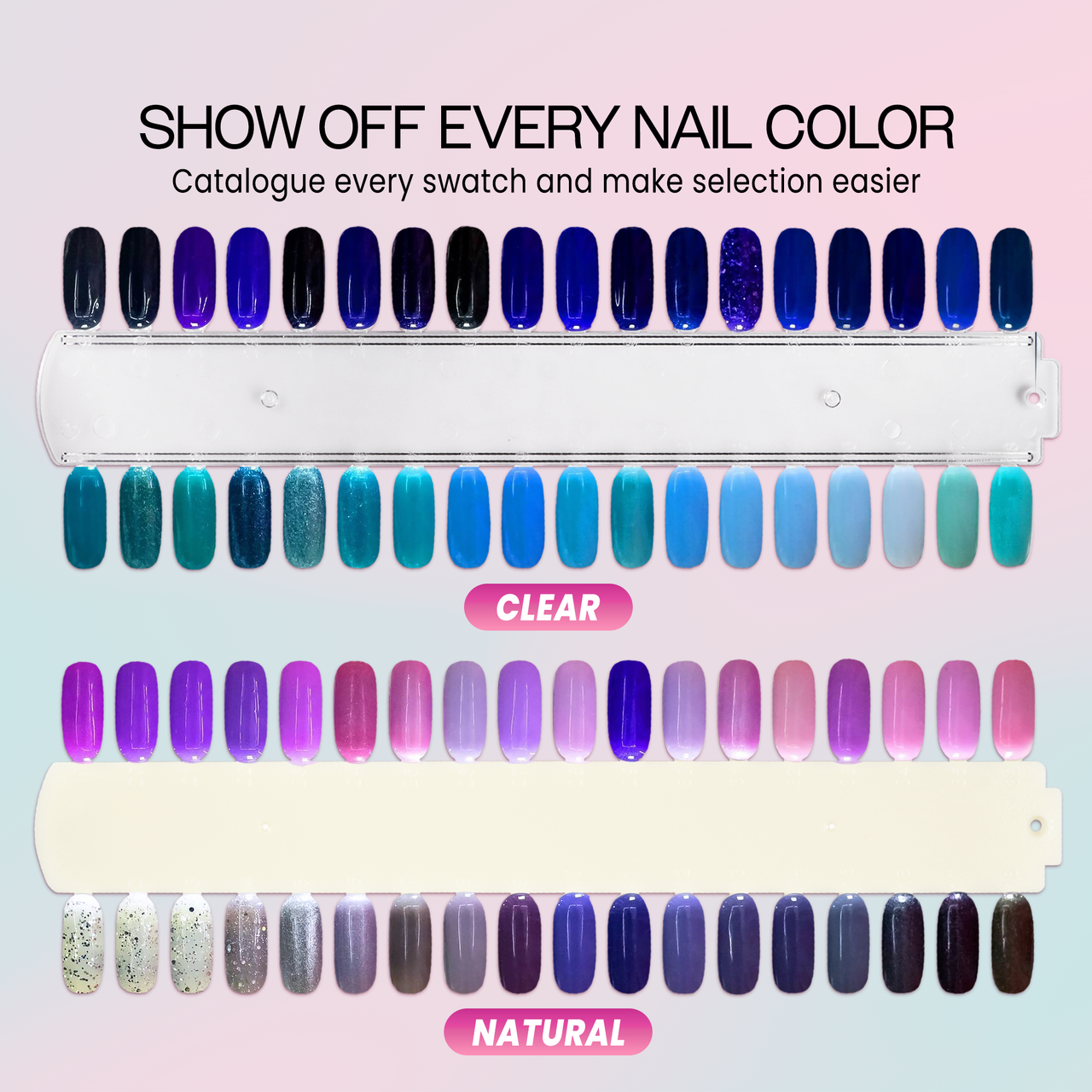 36 Tip Nail Palette Card