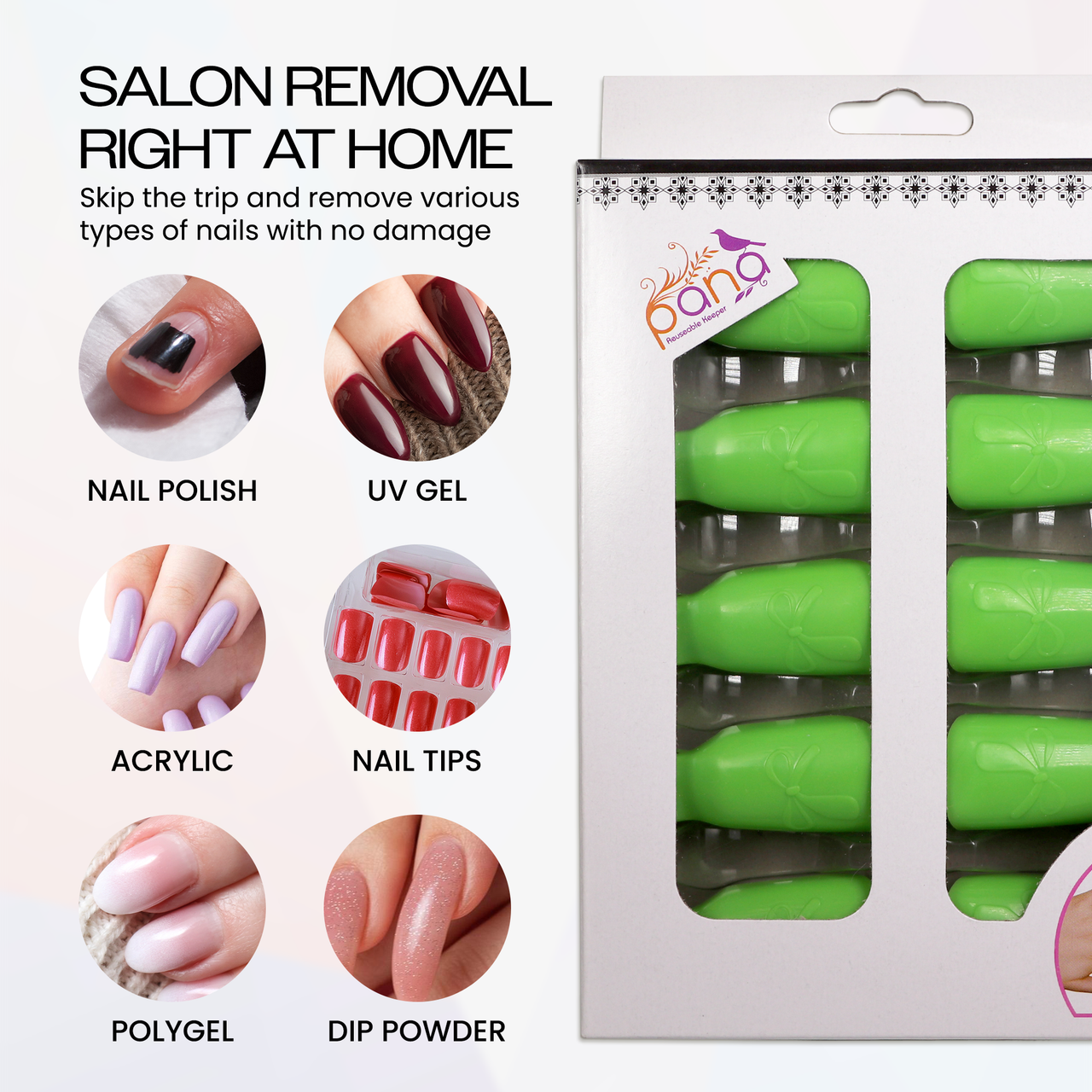 Reusable Polish Remover Clip (Bow Design)